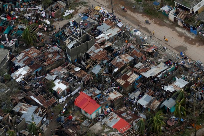 Rất nhiều ngôi nhà ở Jérémie đã bị phá hỏng hoàn toàn - Ảnh: Reuters