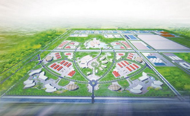 Mô hình Dự án Khu công nghệ Môi trường xanh – Long An