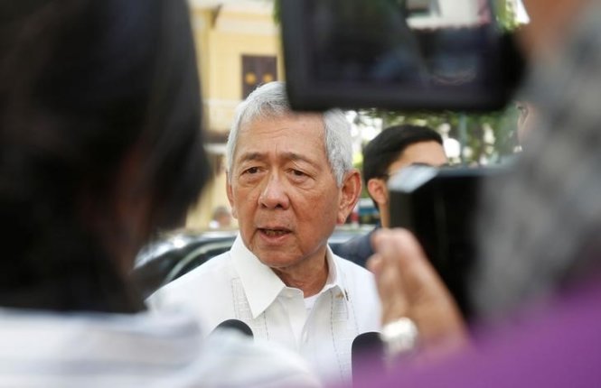 Ngoại trưởng Philippines Perfecto Yasay - Ảnh: Reuters