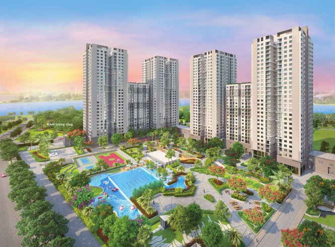 Đại diện Phú Mỹ Hưng cho biết tiêu chuẩn không gian sống ở dự án Saigon South Residences được thực hiện tương tự với các bất động sản trong khu đô thị Phú Mỹ Hưng hiện tại nhưng với một mức giá “trong tầm tay”. Ảnh P.NGUYÊN