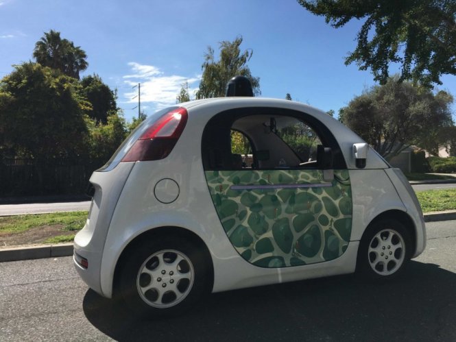 Xe tự lái của Google ở Palo Alto, California - Ảnh: VentureBeat