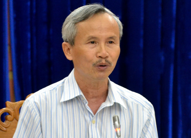 Tiến sĩ Huỳnh Ngọc Thạch - thành viên hội đồng thẩm định dự án - Ảnh: LÊ TRUNG