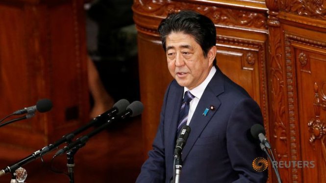 Thủ tướng Nhật Shinzo Abe - Ảnh: Reuters