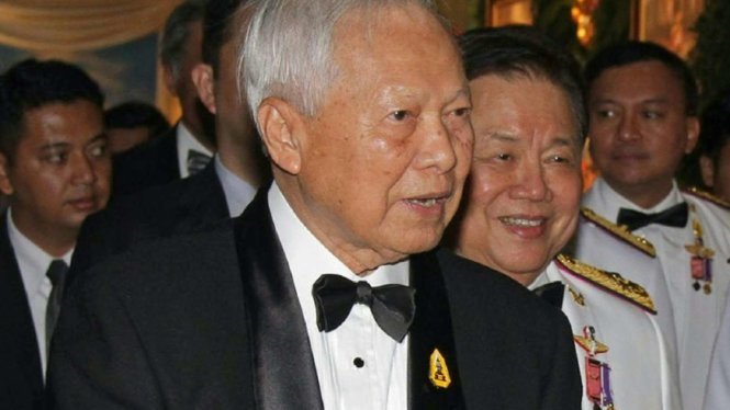 Ông Prem Tinsulanonda, chủ tịch Hội đồng cơ mật Thái Lan - Ảnh: AFP