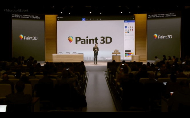 Ứng dụng Microsoft Paint đổi tên thành Paint 3D, hướng tới các nội dung 3D - Ảnh: ArsTechnica