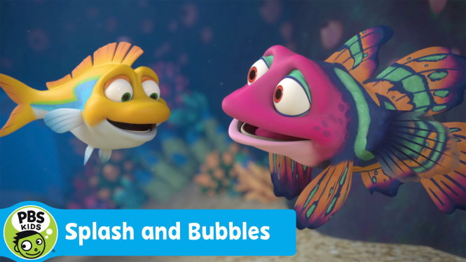 Một hình ảnh trong bộ phim hoạt hình Splash and Bubbles Ảnh: PBS