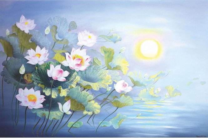 Đêm huyền diệu - họa sĩ Nguyễn Thị Tâm
