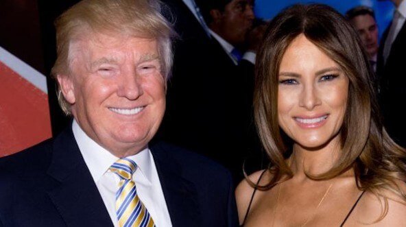 Ông Donald Trump và vợ ông, bà Melania Trump - Ảnh: Getty Images