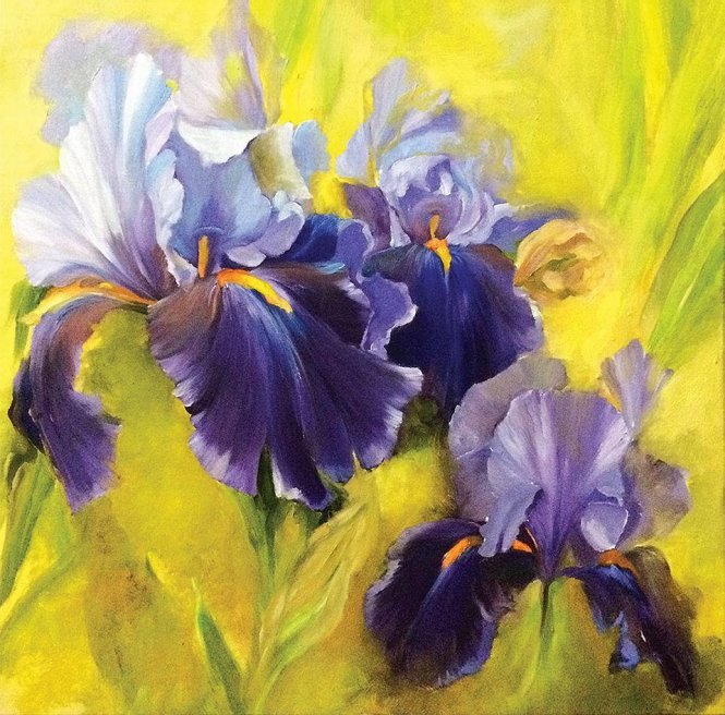 Iris 1 - họa sĩ Hà Nguyễn