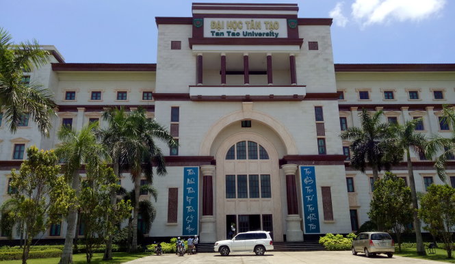 Trường ĐH Tân Tạo tại tỉnh Long An - Ảnh: M.G.
