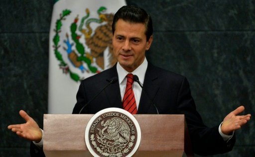 Tổng thống Mexico Enrique Pena Nieto cho biết ông đã đồng ý gặp ông Trump trước khi ông Trump chính thức tuyên thệ nhậm chức - Ảnh: AFP