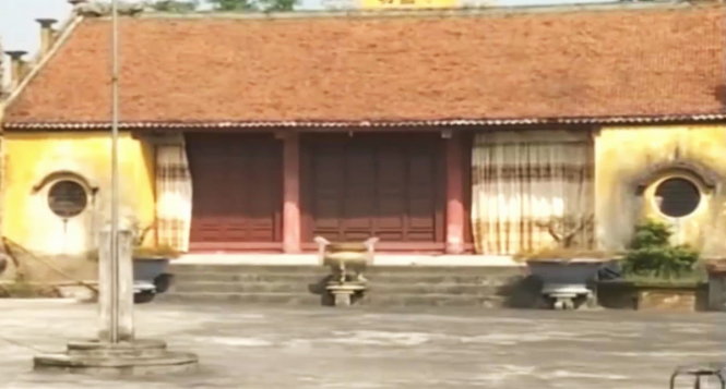 Chùa Minh Giám, nơi cụ ông trông chùa bị sát hại dã man - Ảnh: Đức Anh