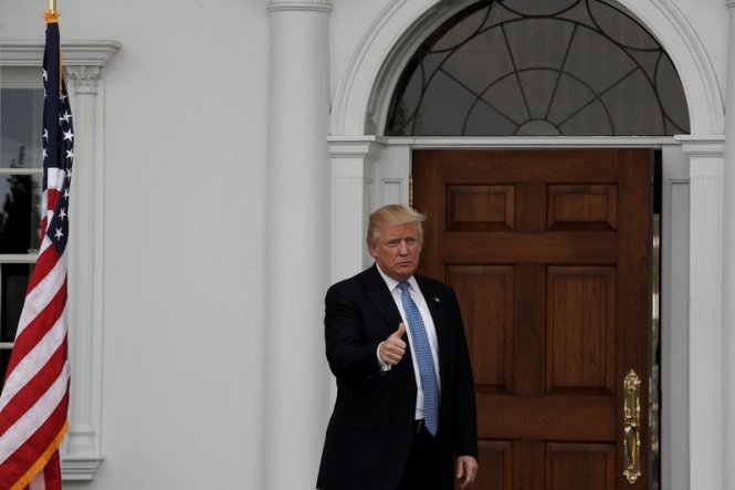 Tổng thống Mỹ đắc cử Donald Trump - Ảnh: REUTERS