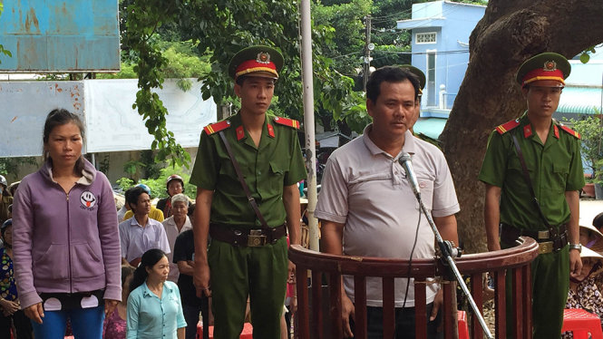 Bị cáo Sơn Văn Đồng tại phiên tòa - Ảnh: THANH VŨ