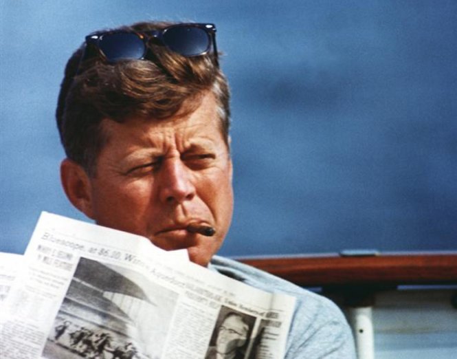 Tổng thống thứ 35 của Mỹ John F. Kennedy có chỉ số IQ 150,7 - Ảnh: Reuters