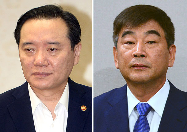 Ông Kim Hyun Woong (trái) và ông Choi Jai Kyeong - Ảnh: Joongang Daily