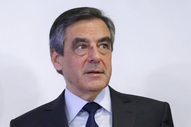 Ông Francois Fillon, cựu thủ tướng Pháp sẽ trở thành ứng cử viên đại diện phe cánh hữu ở Pháp tranh cử tổng thống năm 2017 - Ảnh: Reuters