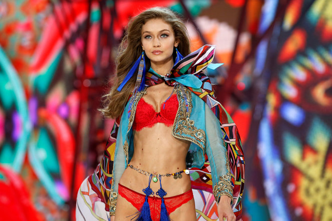 Siêu mẫu 21 tuổi Gigi Hadid - Ảnh: Reuters