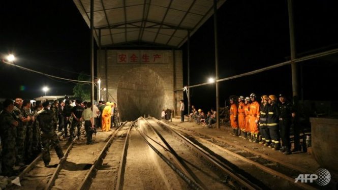 Tai nạn hầm mỏ rất phổ biến tại Trung Quốc - Ảnh: AFP