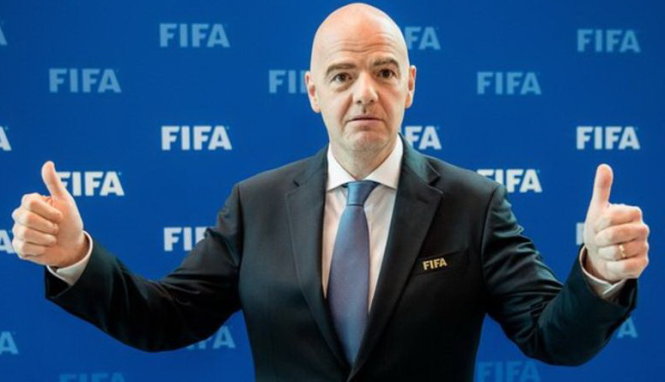 Ông  Infantino muốn cải tổ mạnh mẽ World Cup. Ảnh: GETTY IMAGES