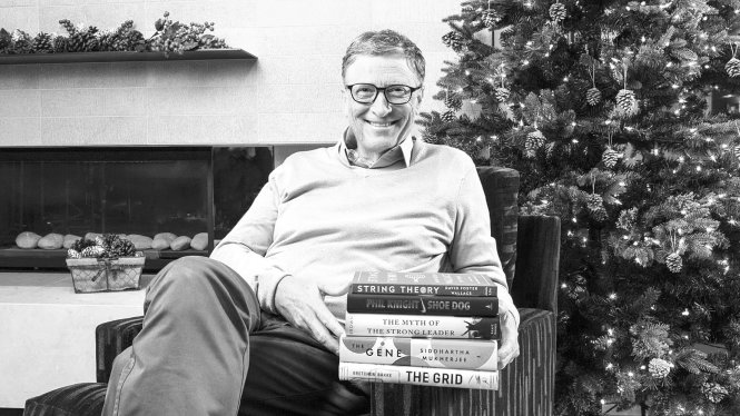 Tỉ phú Bill Gates và những cuốn sách tâm đắc năm 2016  Ảnh: Gates Notes
