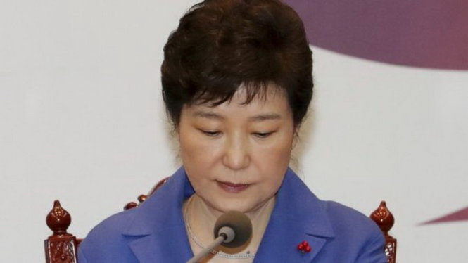 Tổng thống Park Geun Hye hiện đã bị tước quyền điều hành đất nước - Ảnh: AP