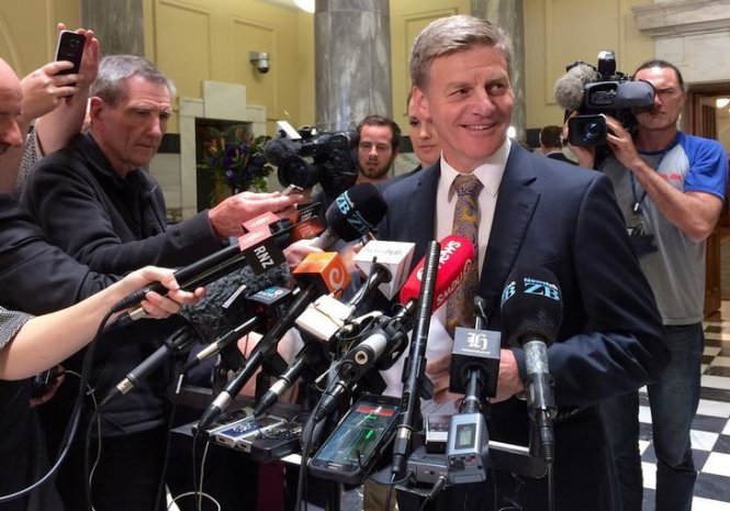 Tân thủ tướng Bill English của New Zealand - Ảnh: Reuters