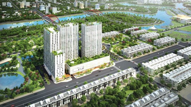 Căn hộ xanh, tiện nghi, giá vừa tầm được lòng cả người mua ở và giới đầu tư