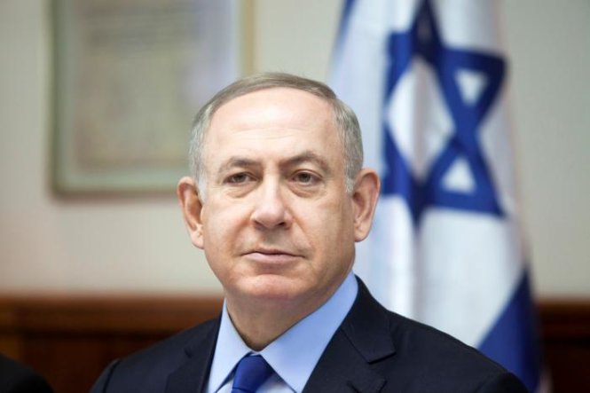 Thủ tướng Israel Benjamin Netanyahu dự cuộc họp nội các hàng tuần ngày 25-12 - Ảnh: Reuters