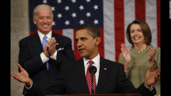Obama phát biểu lần đầu trước lưỡng viện ngày 24-2-2009