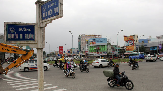 Nút giao thông tại giao lộ Nguyễn Tri Phương-Điện Biên Phủ-Lê Độ sẽ được thiết kế hầm chui để giảm ùn ứ giao thông - Ảnh: TRƯỜNG TRUNG
