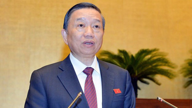 Bộ trưởng Tô Lâm phát biểu tại Họp Chính phủ