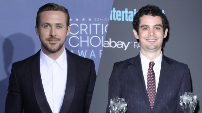 Diễn viên Ryan Gosling và đạo diễn Damien Chazelle - Ảnh: Variety