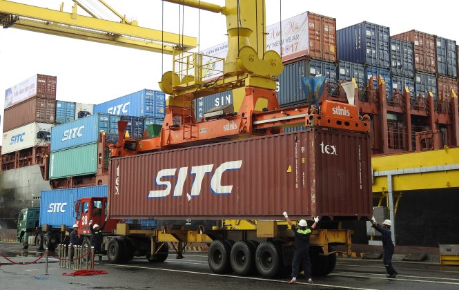 Năm 2016, sản lượng hàng hóa qua cảng Đà Nẵng đạt 7,25 triệu tấn - Ảnh: V.H.