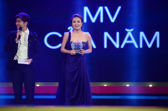 MV Bánh trôi nước của  ca sĩ Hoàng Thùy Linh đoạt giải MV của năm - Ảnh: QUANG ĐỊNH