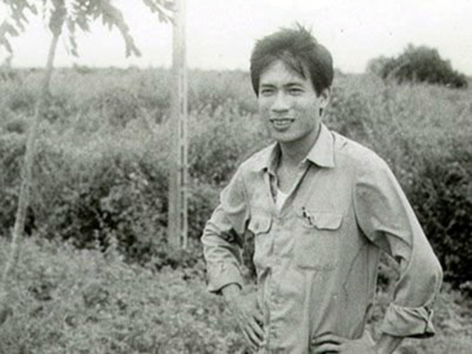 Phạm Sỹ Sáu thời mặc áo lính ở chiến trường Campuchia, năm 1982 tại chiến trường Đông Poipet - Ảnh tư liệu