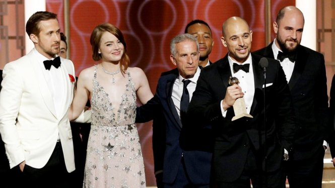 Đoàn phim La La Land nhận giải Quả Cầu Vàng