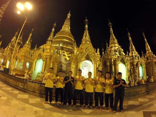 'Chùa vàng' Shwedagon nổi tiểng ở Myanmar - Ảnh: NGUYÊN KHÔI
