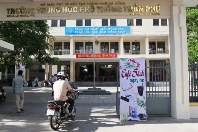 Trường THPT Trần Phú, Đà Nẵng - Ảnh: Đoàn Cường
