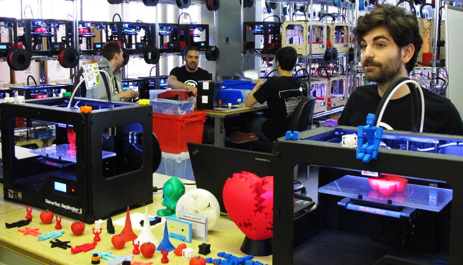 Một xưởng in 3D tại New York - Ảnh: Business Week