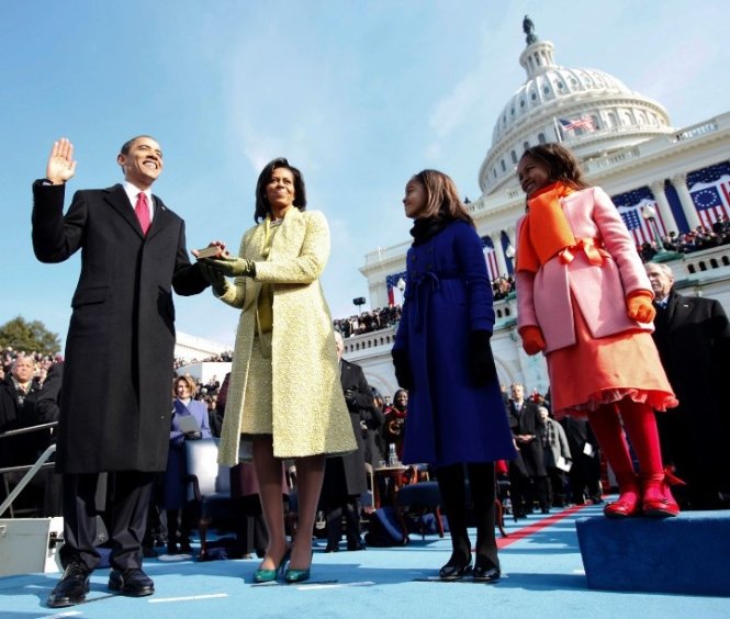 Lễ nhậm chức của Tổng thống Barack Obama năm 2009 - Ảnh: AP