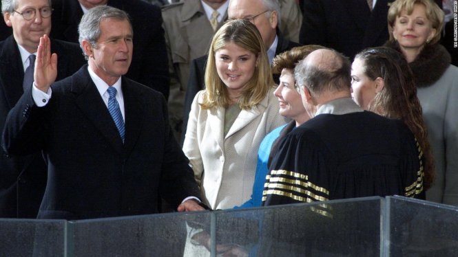Lễ nhậm chức của Tổng thống George W. Bush năm 2001 - Ảnh: GETTY