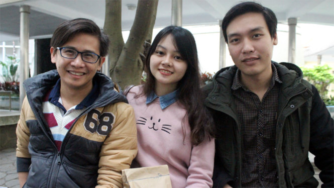 Sinh viên Việt Nam đang theo học tại Trường ĐH Khoa học và công nghệ Đài Loan - Ảnh: Hà Bình