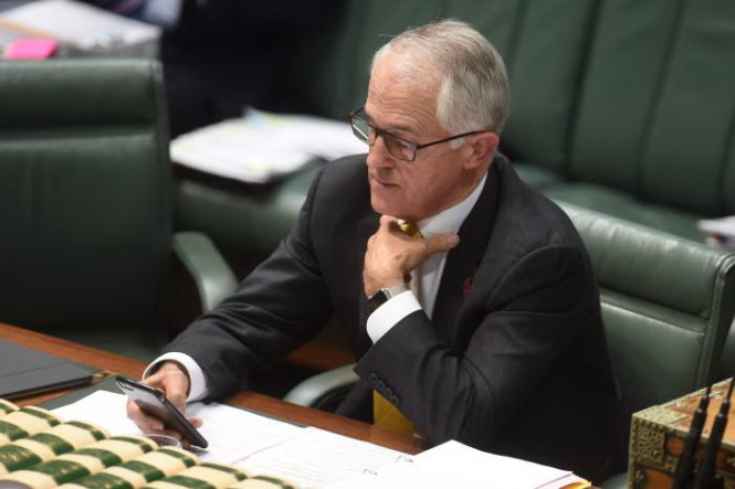 Thủ tướng Úc Michael Turnbull - Ảnh: Reuters