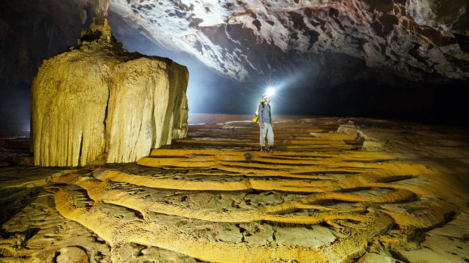 Cảnh trong hang Va và hang Nước Nứt - Ảnh: do Công ty Oxalis cung cấp