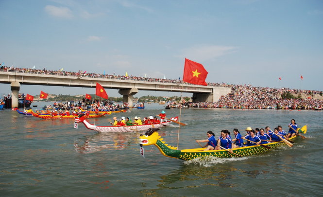 Lễ hội sông nước Đà Nông lần thứ 10 (Tết Bính Thân) - Ảnh: DƯƠNG THANH XUÂN