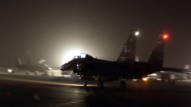 Lầu Năm Góc cho biết đã tiến hành 2 cuộc không kích trong tháng này tại Syria - Ảnh: AFP