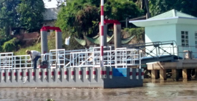 Bến thủy nội địa chùa Hội Sơn Q.9 - Ảnh: Cảng vụ đường thủy nội địa TP HCM