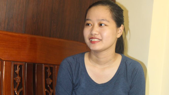 Bạn Ngô Huyền Anh Thư là một nữ tân binh của TP.HCM lên đường nhập ngũ năm 2017 - Ảnh: Minh Phượng
