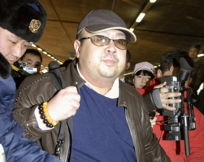 Ông Kim Jong Nam trong lần đến sân bay Bắc Kinh (Trung Quốc) vào ngày 11-2-2007 - Ảnh: Reuters